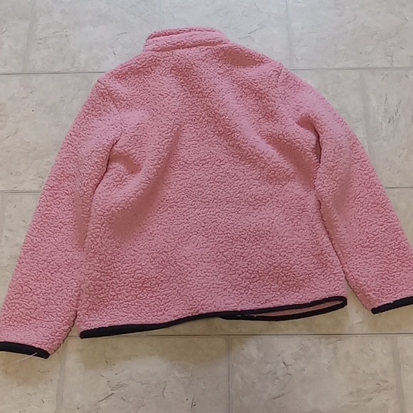 Ladies Tommy Hilfiger Pink Faux Fur Jacket Size Large NWT - Picture 4 of 5